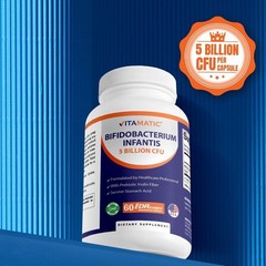Bifidobacterium Infantis – 5 Billion per DR Capsule – 60 Count – Digestive Su…