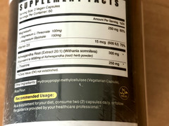 2 -Herbpy Magnesium + Aswagandha – Stress & Sleep Support – 120 caps – Exp 11/26