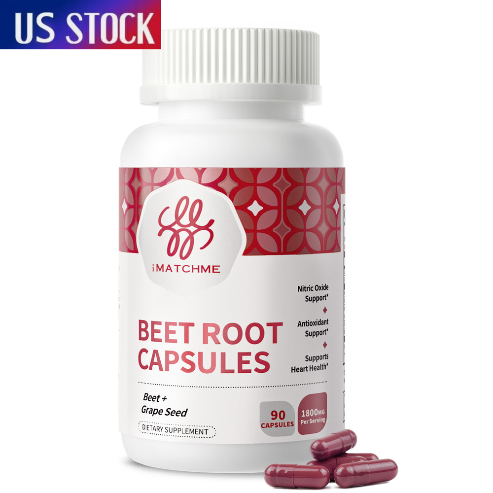 Beet Root 1800 mg Strength 20:1 Extract, Nitric Oxide,Heart Health Support 90ct