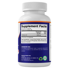 Vitamatic L-Ornithine 2000 mg Per Serving – 180 Vegetable Capsules