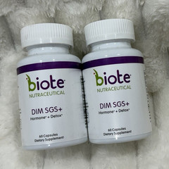 Biote Nutraceutical DIM SGS+ Hormone Support & Detox 150mg 60 Capsules Exp 2027