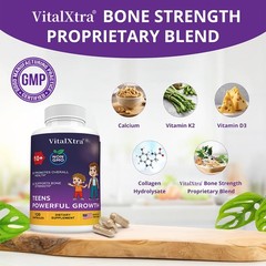 Premium Bone Strength Formula, Enhanced Immunity And Overall Health For Age 10+