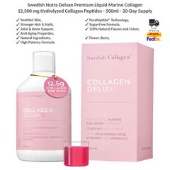 Swedish Nutra Deluxe Premium Liquid Marine Collagen 12,500 mg – 500ml