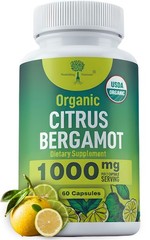 Supplement Italian Bergamot 1000mg USDA Cardiologist Formulated 60caps
