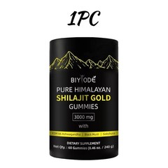 Himalayan Shilajit GOLD Gummies, Organic, Extremely strong 3000 mg, Fulvic Acid