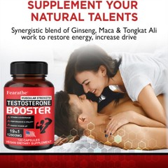 Natural Testosterone Booster – Increase Energy, Improve Muscle Strength & Growth