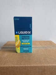 Full Case.Liquid I.V. Lemon Lime Hydration Multiplier Powdered Electrolyte