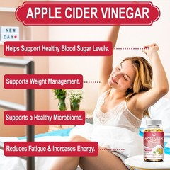 Apple Cider Vinegar Capsules Suppress Appetite Weight Management Digestive Healt