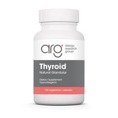 Allergy Research Group Thyroid Natural Glandular 100 Vegcaps
