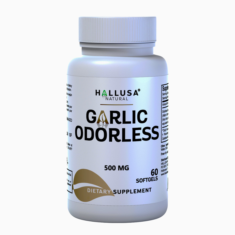 Odorless Garlic – Superfood – Supplement for Cardiovascular System – 60 Softgels