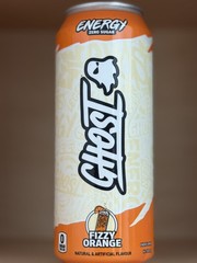**Extremely Rare! Fizzy Orange Ghost Energy Drink – Australia Exclusive**