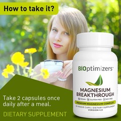 Bioptimizers Magnesium 4.0 Breakthrough 7 Forms of Magnesium 60 caps