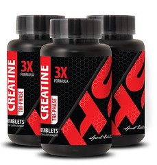 Muscle Building Supplements Tri-Phase Creatine 5000mg (3 Bottles,270 Tab)
