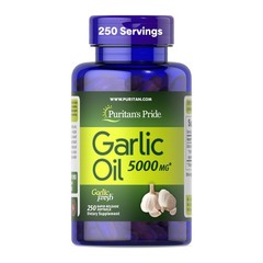 Puritan’s Pride Premium Garlic Fresh 5000mg, 250 Count (Pack of 1), White