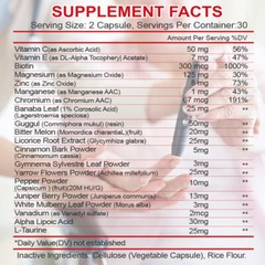 Blood Balance Advanced Formula Natural Blood Sugar Support Supplement (2 Pack)