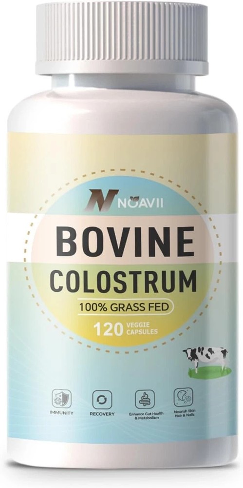 Bovine Colostrum Capsules Supplement 2000mg- 120 Capsules – Gut Health, Muscl…