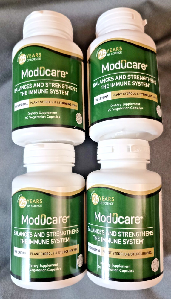 4 MODUCARE Immune System Support Plant Sterols Sterolins 100:1 90 veg caps 7/28
