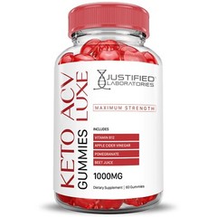 Luxe Keto ACV Gummies 1000MG Apple Cider Vinegar 600 Gummys