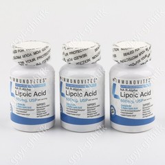 IMMUNOVITES Stabilized R-Alpha Lipoic Acid ((True)) 600mg per Serving ,EXP4/2028