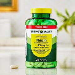 (2 pack) Valley Flush Free Niacin Dietary Supplement Capsules