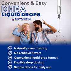 DHEA Liquid Drops – Adjustable Dosing – Micronized – Supports Healthy Aging