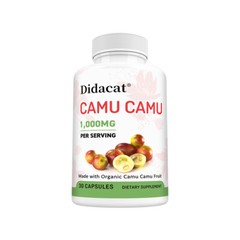 Organic Camu Camu 1000Mg Per Serving Capsules Skin And Immune Health Support