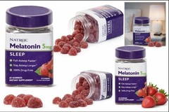 1x (1pck)Natrol Sleep Support Melatonin 5mg Gummies – 60ct Strawberry EXP 07/26