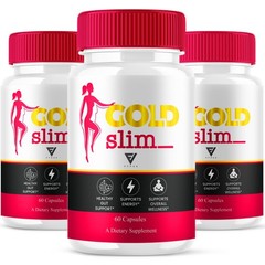 (3 Pack) Gold Slim Keto Supplement, GoldSlim Wellness Support (180 Capsules)