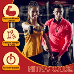 Nitric Oxide Booster Capsules – L-Arginine, L-Citrulline 1920mg Muscle Support