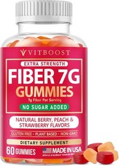 VITBOOST Prebiotic Fiber Gummies 7g – 60 Count