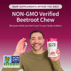 Nitric Oxide Beet Root Chews – 60 Soft Chews, 1,250mg Beet Extract, CoQ10, Acai,