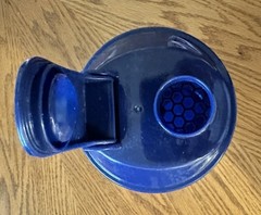 Smartshake Lite Series Shaker Bottle with Screw-on Flip-top Lid, 27 Oz, Blue