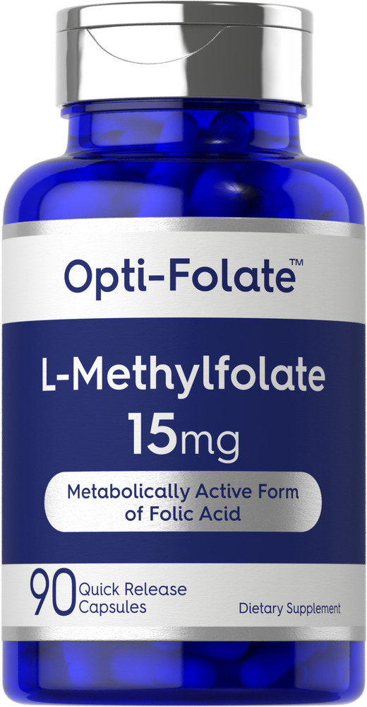 L Methylfolate 15mg | 90 Capsules | Max Potency | by Opti-Folate