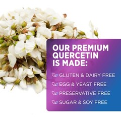 Quercetin 1000mg per Serving Immune Supports Natural Antioxidant 120 Veggie Caps