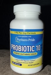 Puritan’s Pride Probiotic 10 – 20 Billion Live Probiotic Cultures 120 Caps
