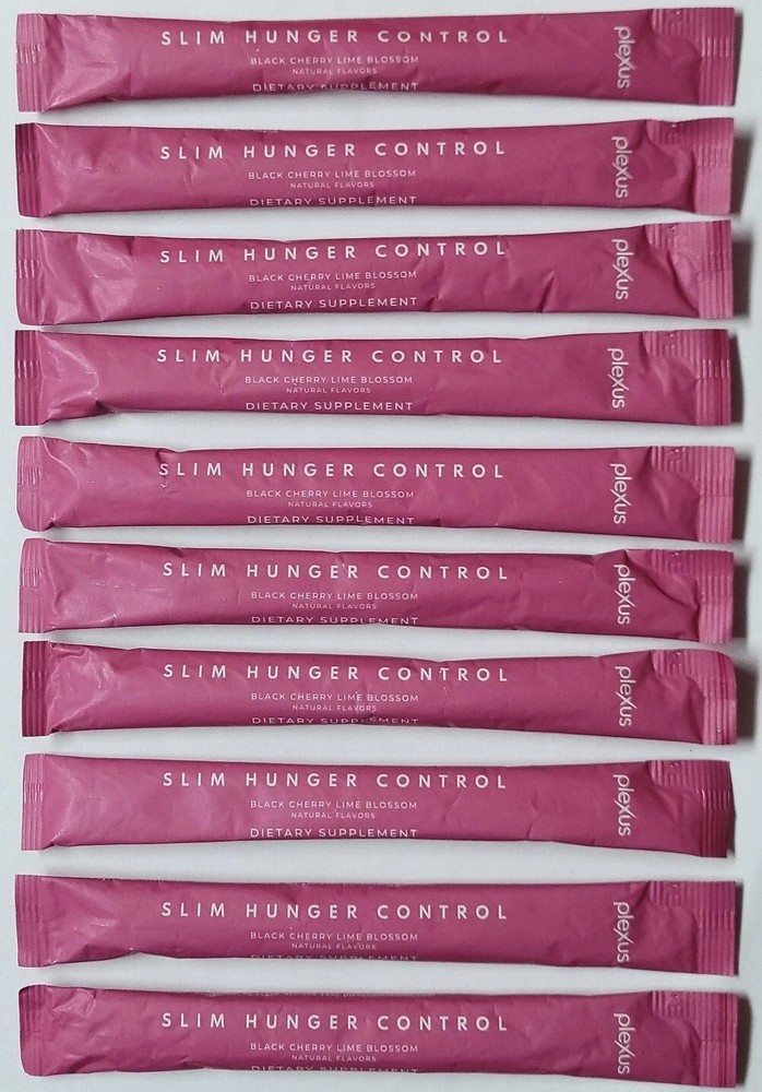 Plexus Slim Hunger Control : Black Cherry Lime Blossom New 10 Individual Packets