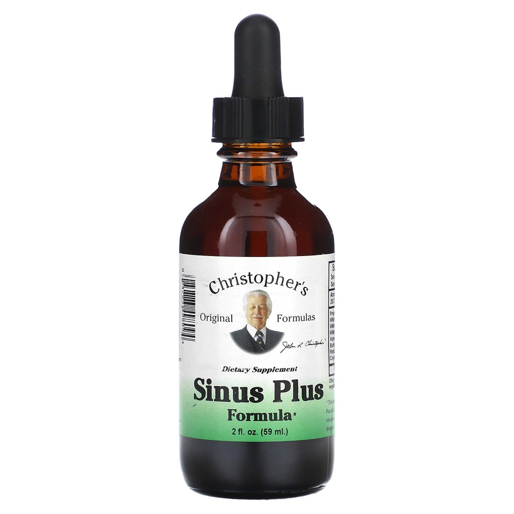 Christopher s Original Formulas Sinus Plus Formula 2 fl oz 59 ml Chemical-Free