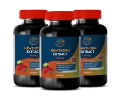 Provides Healthy Nutrients – Hawthorn Leaf Extract 665mg – Natural Hawthorn 3B