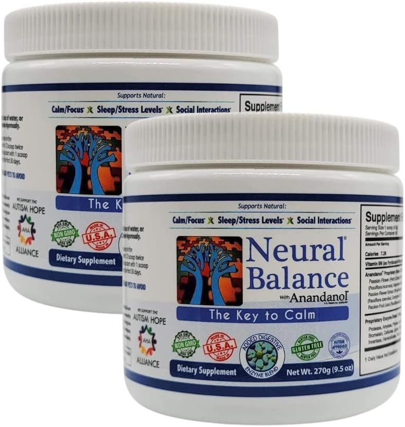 Anandanol Digestive Enzyme Blend Powder – Berry Flavor, 2 Pack for Brain Health
