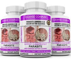Colon Detox Parasite Candida Cleanse 180 Capsules Natural Herbal Supplement USA