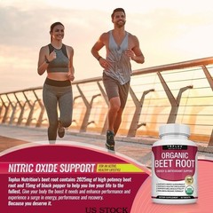 natural Beet Root 2040mg 90 Tablets – Energy Circulation Antioxidant TopLux NEW