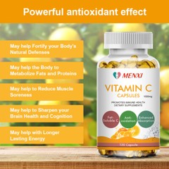 Vitamin C Capsules Immune Support,Antioxidant,High Strength 1000mg Anti-oxidant