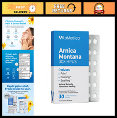 Arnica Montana 30X Quick Dissolve Tablets – Pain & Bruise Relief, Natural Healin
