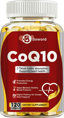 CoQ 10 Coenzyme Q10 Vegan Softgel 300mg Cardiovascular Heart Health 120 Capsules