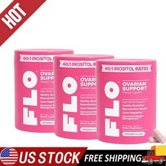FLO Hormone Balance Ovarian Support Supplement Capsules Dietary Vitamin NEW 3Pcs