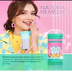 Skandal White Doll 800g X 1 With Cup. Youthful GLOW👌