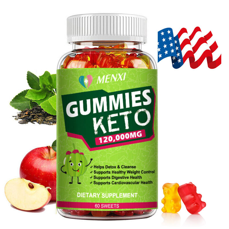 60pcs Keto Gummies Detox Cleanse Weight Loss Control Digestive Health Burn Fat