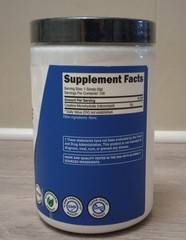 Nutricost Performance Creatine Monohydrate Unflavored Powder 17.9oz EXP. 01/27