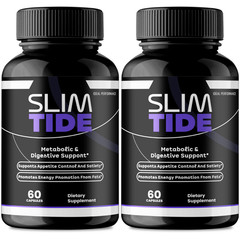 Slim Tide Capsules, Official SlimTide Supplement Pills Maximum Strength (2 Pack)