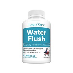 Water Flush Pills – 12-in-1 Formula to Reduce Bloating, Swelling 30/60/120 Caps
